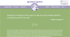 Desktop Screenshot of grandmasgardencenter.com